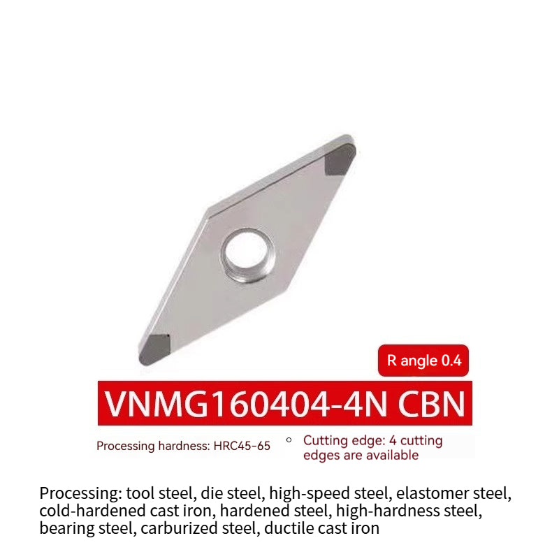 1038-Diamond CBN Cubic Boron Nitride Superhard CNC Inserts TNMG/WNMG Hardened Steel High-Hardness Steel Specialized Inserts Shandong Denso Pricision Tools Co.,Ltd.